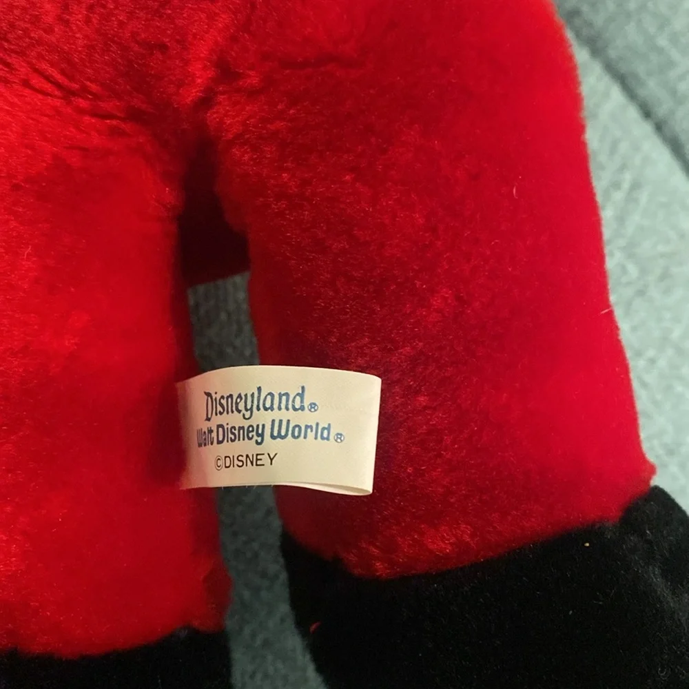 Vintage Disney Mickey Mouse and Looney Tunes Porky Pig Santas Stuffed Animals - Picture 10 of 11